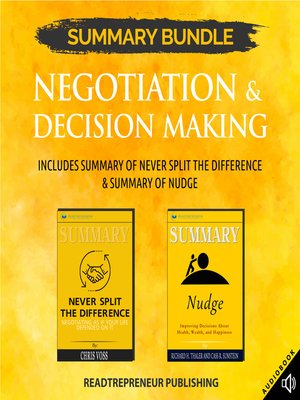 cover image of Summary Bundle: Negotiation & Decision Making